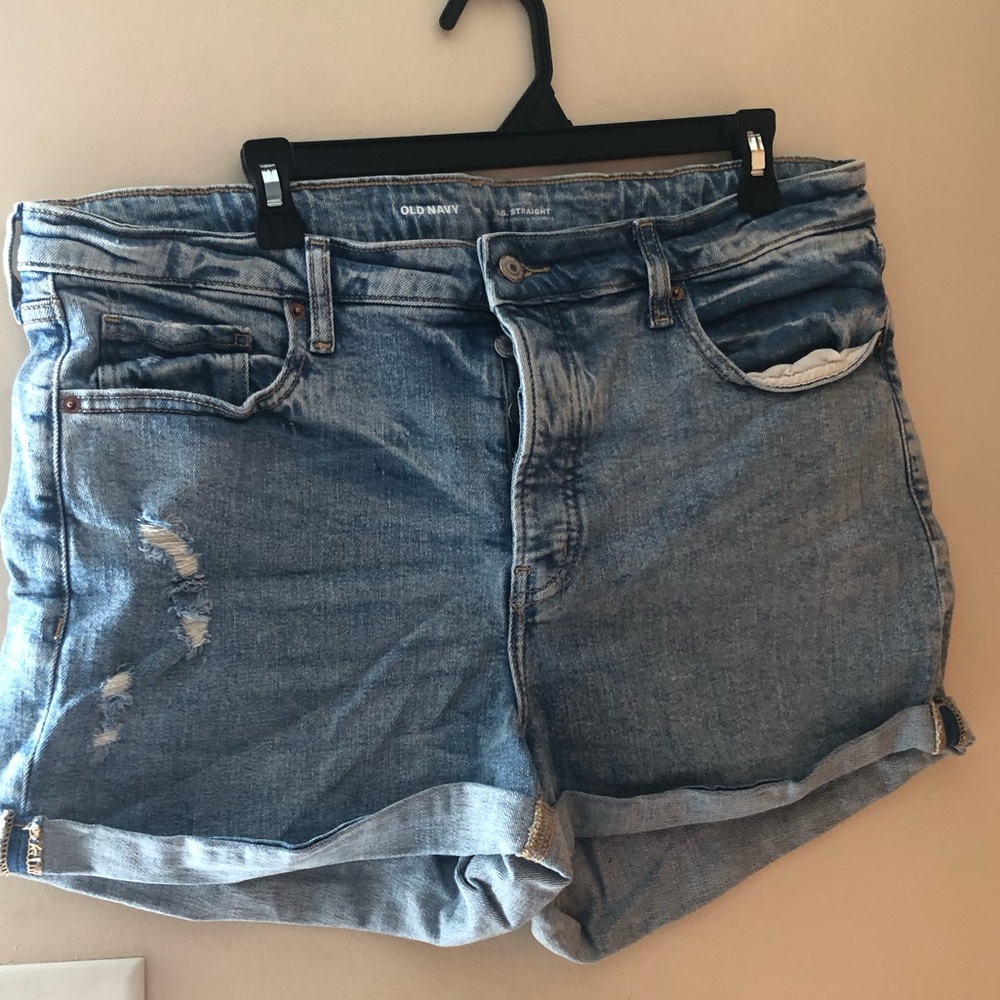 Old Navy Jean Shorts Size 18 Hight Rise